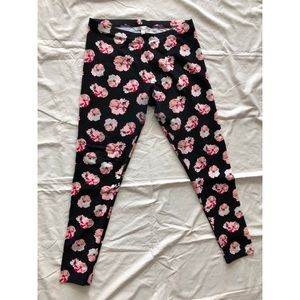 Victoria secret floral fabric legging